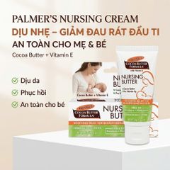 Kem dưỡng núm ti Palmer's Cocoa Butter Formula Nursing Butter cho mẹ cho con bú 30g