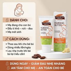 Kem dưỡng núm ti Palmer's Cocoa Butter Formula Nursing Butter cho mẹ cho con bú 30g