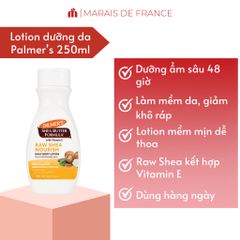 Sữa dưỡng thể Palmer's Shea Butter Formula Raw Shea Nourish Daily Body Lotion 250ml