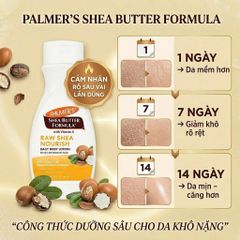 Sữa dưỡng thể Palmer's Shea Butter Formula Raw Shea Nourish Daily Body Lotion 250ml