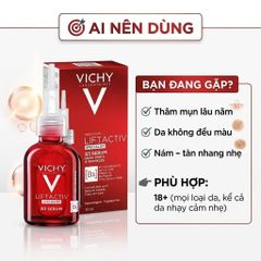 Tinh Chất Giảm Thâm Nám & Đốm Nâu Vichy Liftactiv B3 Serum 30ml - Sáng Da ,Ngăn lão hóa da (date 7/27)