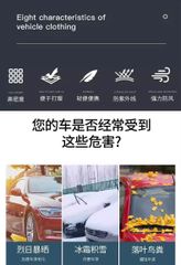 Áo Che Nắng Một Lớp PEVA Dùng Cho Xe Ô Tô 7 Chỗ (YXL: 540 X 175 X 150 cm) 1.22 kg