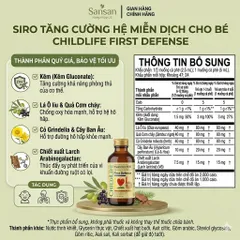 TPBVSK Siro ChildLife Essentials First Defense tăng đề kháng 118ml - Nội địa Mỹ