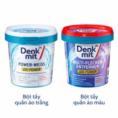 Bột Tẩy Trắng Quần Áo Denkmit Oxi Power - Giải Pháp Tẩy Vết Bẩn và Khử Mùi Hiệu Quả, Hộp 750gr Đức