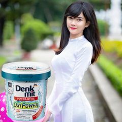 Bột Tẩy Trắng Quần Áo Denkmit Oxi Power - Giải Pháp Tẩy Vết Bẩn và Khử Mùi Hiệu Quả, Hộp 750gr Đức