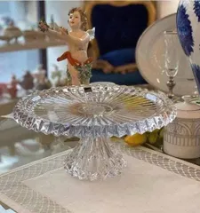 Chân bồng pha lê Rogaska Crown Jewel 33cm