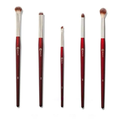(Cao cấp) Bộ Cọ Trang Điểm BK Beauty Glam Eye Bundle Màu Đỏ 5 Cây Màu Đỏ Chính hãng
