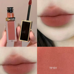 (Cao cấp) Son Kem Tom Ford Liquid Lip Luxe Matte 131 Burnt Peach Màu Cam Đất Chính hãng