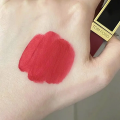 (Cao cấp) Son Kem Tom Ford TF Liquid Matte Luxe 129 Carnal Red Màu Đỏ Tươi Cuốn Hút Chính hãng