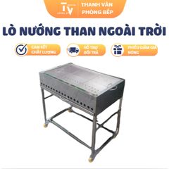 Lò nướng than inox ngoài trời có chân trụ hoặc không chân (TV1344)