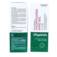 Nước súc miệng họng Orgakids an toàn cho trẻ em và người lớn, hỗ trợ giảm nhiệt miệng, ngăn ngừa vi khuẩn, nấm, lọ 250ml