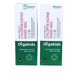 Nước súc miệng họng Orgakids an toàn cho trẻ em và người lớn, hỗ trợ giảm nhiệt miệng, ngăn ngừa vi khuẩn, nấm, lọ 250ml