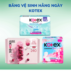 Băng Vệ Sinh Hằng Ngày Kotex – Nhẹ Nhàng, Khô Thoáng Mỗi Ngày