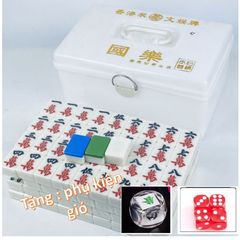 #bộ mạt chược #mạt chược #board game #cờ mạt chược - Mạt chược 144 quân cờ size lớn 42MM