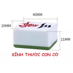 MẠT CHƯỢC SIZE LỚN 40MM - 144 QUÂN - xanh lam