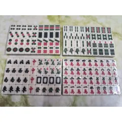 Mạt chược size nhỏ ốp lưng xanh 26mm - 144 quân