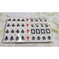 Mạt chược size nhỏ ốp lưng xanh 26mm - 144 quân