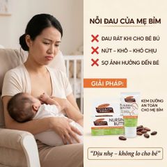 Kem dưỡng núm ti Palmer's Cocoa Butter Formula Nursing Butter 30g - Dành cho mẹ đang cho con bú