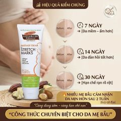 Kem rạn da cho bầu Palmer's Cocoa Butter Formula Massage Cream Stretch Marks 125g