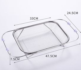 RỔ INOX GÁC BỒN RỬA CHÉN (TV1537)
