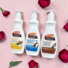 Sữa Dưỡng Thể Palmer's Cocoa Butter Shea Raw Coconut Oil Chăm Sóc Da 400ml