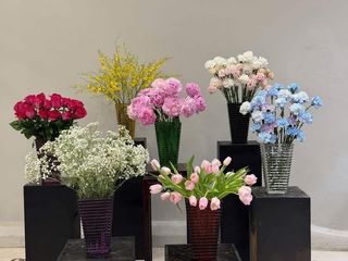 Lọ hoa tháp kim cương Irris 28cm