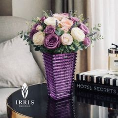 Lọ hoa tháp kim cương Irris 28cm