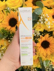 Kem Dưỡng Chống Nắng A-Derma Epitheliale A.H 40ml - Kem Hỗ Trợ Liền Sẹo, Tái Tạo Da, Dành Cho Da Nhạy Cảm, Chứa Chiết Xuất Tự Nhiên