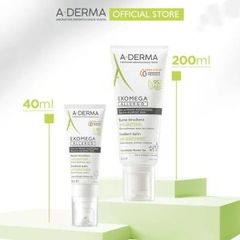 Kem Dưỡng Ẩm A-Derma Exomega Control 200ml - Giảm Ngứa, Chăm Sóc Da Khô & Viêm Da Cơ Địa, Không Chất Bảo Quản