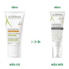 Kem Dưỡng Ẩm A-Derma Exomega Control 200ml - Giảm Ngứa, Chăm Sóc Da Khô & Viêm Da Cơ Địa, Không Chất Bảo Quản