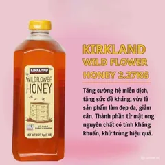 Mật Ong Kirkland Signature Raw Organic Bear loại 