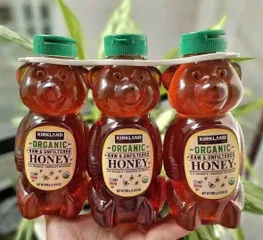 Mật Ong Kirkland Signature Raw Organic Bear loại 