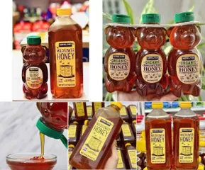 Mật Ong Kirkland Signature Raw Organic Bear loại 