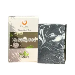 Xà bông dừa Than Hoạt Tính Escoco 100g - Sạch Sâu, Giải Độc Cho Da Nhạy Cảm, Chăm Sóc Da Mặt và Cơ Thể tự nhiên