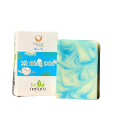 Xà Bông Dừa Bạc Hà Escoco 100g - Sản Phẩm Chăm Sóc Da Tự Nhiên, Làm Sạch Dịu Nhẹ, Không Chất Bảo Quản, Thư Giãn Từ Bạc Hà