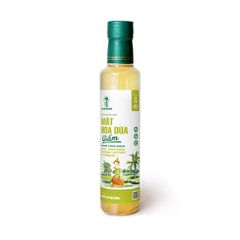 Giấm Mật Hoa Dừa Organic Sokfarm 265ml - Hỗ Trợ Tiêu Hóa, Giàu Khoáng Chất và Enzyme, 100% Tự Nhiên, Không Biến Đổi Gen