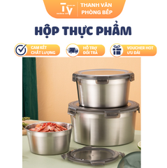 HỘP THỰC PHẨM TRÒN VÀ NẮP GÀI CÓ QUAI (TV1540)