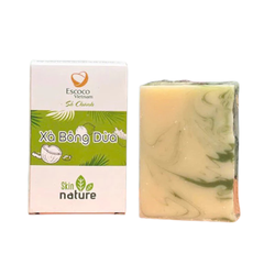 Xà Bông Dừa Sả Chanh Escoco 100g - Xà Phòng Tự Nhiên Dưỡng Ẩm, Không Chất Bảo Quản, Phù Hợp Da Nhạy Cảm