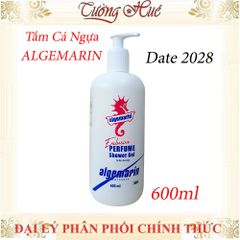 Sữa Tắm Cá Ngựa ALGEMARIN 600ml - Gel Tắm Nước Hoa Cao Cấp, Dưỡng Ẩm, Làm Sáng Da, Thích Hợp Mọi Loại Da