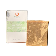 Xà bông Mù u tràm trà Escoco 100g - Chăm sóc da nhạy cảm, ngăn mụn, chiết xuất tự nhiên, an toàn cho mọi loại da