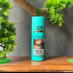 Xịt phủ bạc tạm thời cho tóc L'Oréal Paris Magic Retouch Golden Brown hàng Úc