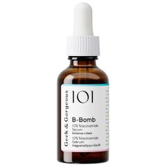 (Châu Âu) Tinh Chất Kiềm Dầu, Hỗ Trợ Kháng Viêm, Cải Thiện Mụn Geek & Gorgeous B-Bomb 10% Niacinamide