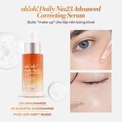 Serum Niacinamide OhOh 23 Daily Nia 23 Correcting Dưỡng Sáng Mờ Thâm 30ml