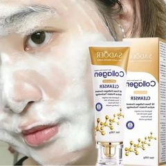 Sữa Rửa Mặt Collagen Anti-Aging Facial Cleanser Làm Trắng Da Dưỡng Ẩm Loại Bỏ Bụi Bẩn 100g