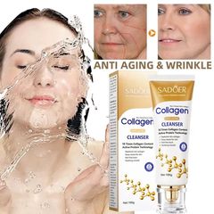 Sữa Rửa Mặt Collagen Anti-Aging Facial Cleanser Làm Trắng Da Dưỡng Ẩm Loại Bỏ Bụi Bẩn 100g
