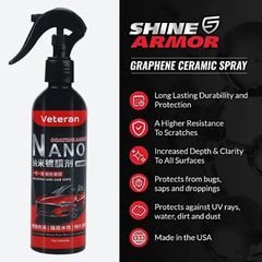 Chai xịt nano dẻo[500ml] Vệ sinh + Phủ bóng, Chống bám nước cho ô tô (ChínhHãng)