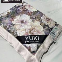 Chăn YUKI Lenzing Tencel tơ lụa trà xanh 2025