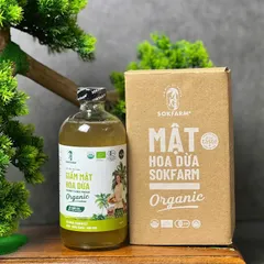Giấm mật hoa dừa organic Sokfarm 500ml 656644