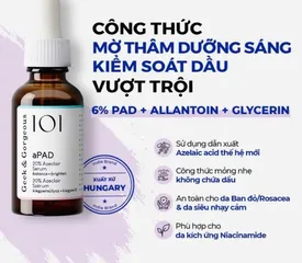 (Châu Âu) aPAD 20% dẫn xuất Azelaic Acid Tinh Chất Mờ Thâm, Dưỡng Sáng, Kiểm Soát Dầu Geek & Gorgeous