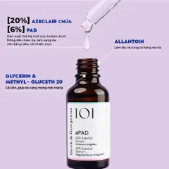 (Châu Âu) aPAD 20% dẫn xuất Azelaic Acid Tinh Chất Mờ Thâm, Dưỡng Sáng, Kiểm Soát Dầu Geek & Gorgeous